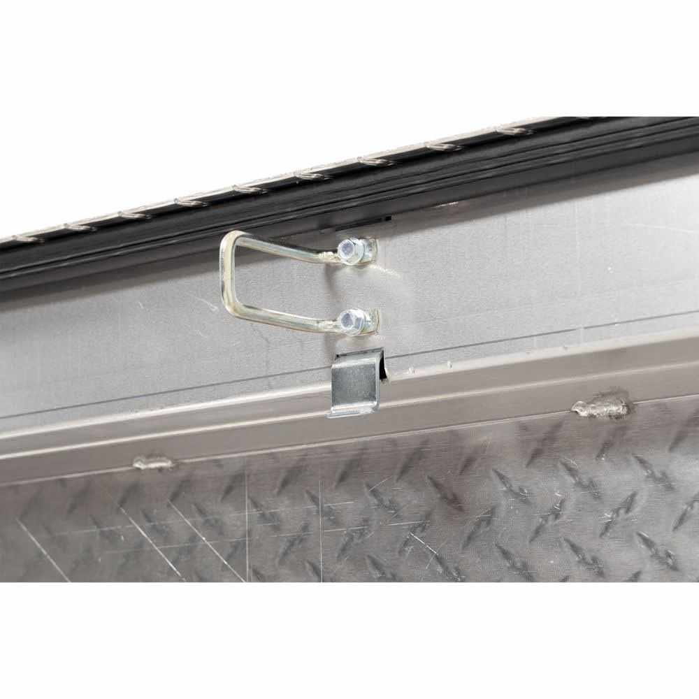Weatherguard 137-0-04 Saddle Box, Aluminum, Compact Deep, Clear, 9.0 cu ft - 9