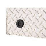 Weatherguard 137-0-04 Saddle Box, Aluminum, Compact Deep, Clear, 9.0 cu ft - 10