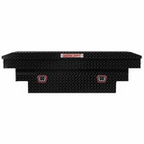 Weatherguard 137-5-04 Saddle Box, Aluminum, Compact Deep, Gloss Black, 9.0 cu ft - 3