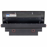 Weatherguard 137-6-04 Saddle Box, Aluminum, Compact Deep, Gunmetal Gray, 9.0 cu ft - 2