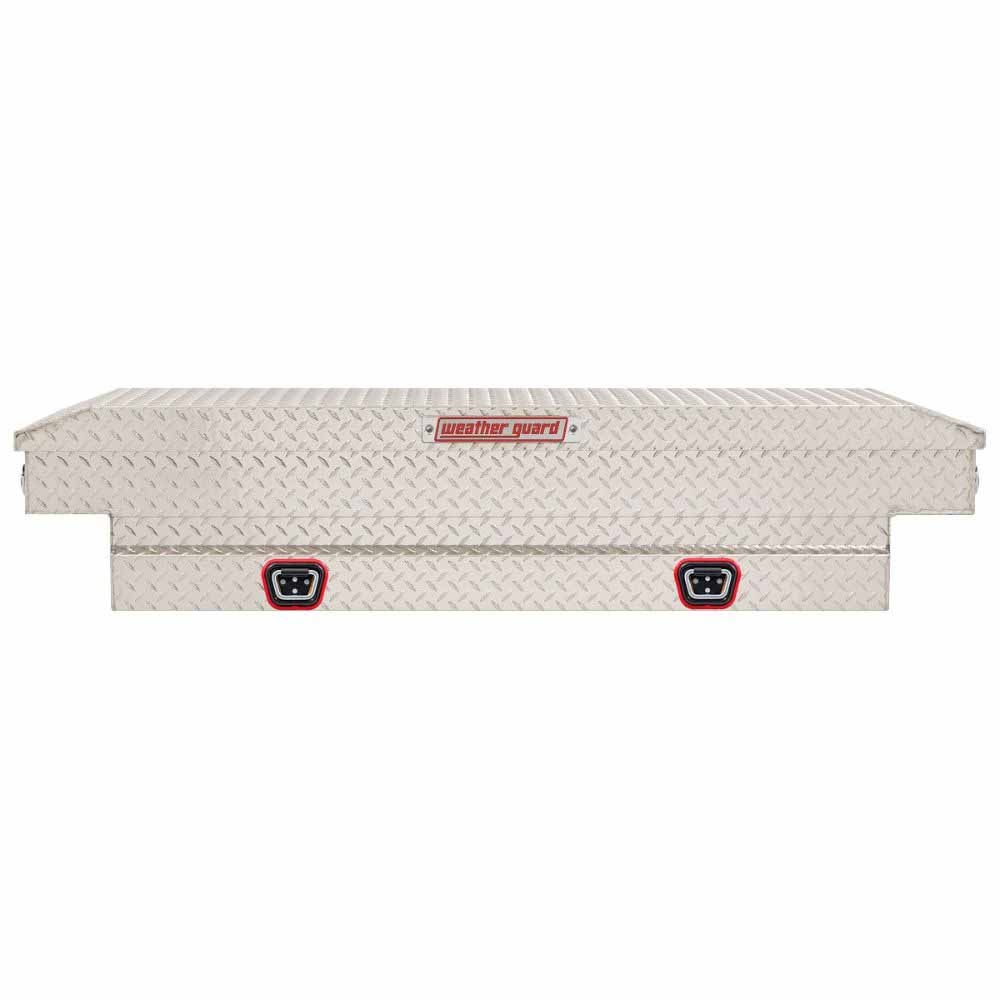 Weatherguard 154-0-04 Saddle Box, Aluminum, Compact, Clear, 7.0 cu ft - 4