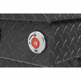 Weatherguard 154-52-04 Saddle Box, Aluminum, Compact, Textured Matte Black, 7.0 cu ft - 5