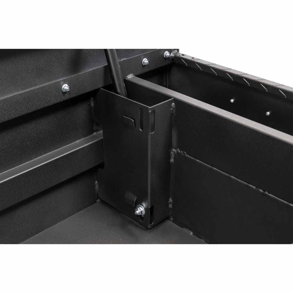 Weatherguard 154-52-04 Saddle Box, Aluminum, Compact, Textured Matte Black, 7.0 cu ft - 8