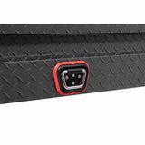 Weatherguard 154-52-04 Saddle Box, Aluminum, Compact, Textured Matte Black, 7.0 cu ft - 12