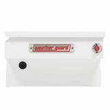 Weatherguard 156-3-04 Saddle Box, Steel, Compact, White, 7.0 cu ft - 3