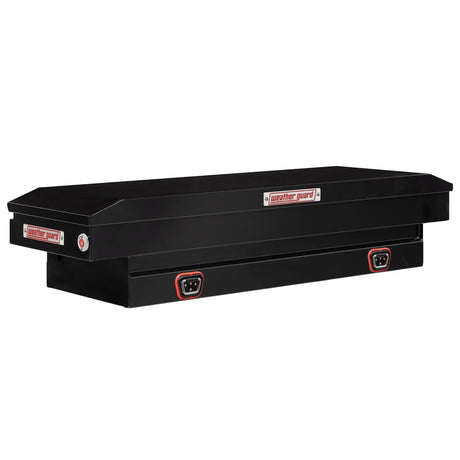 Weatherguard 156-5-04 Saddle Box, Steel, Compact, Gloss Black, 7.0 cu ft