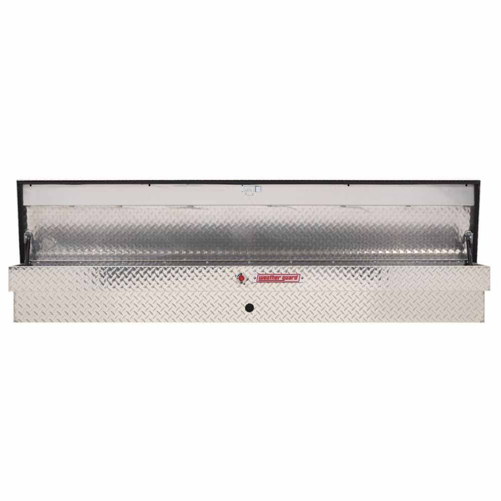 Weatherguard 164-0-04 87" Lo-Side Box, Aluminum, Clear, 7.0 cu ft - 2