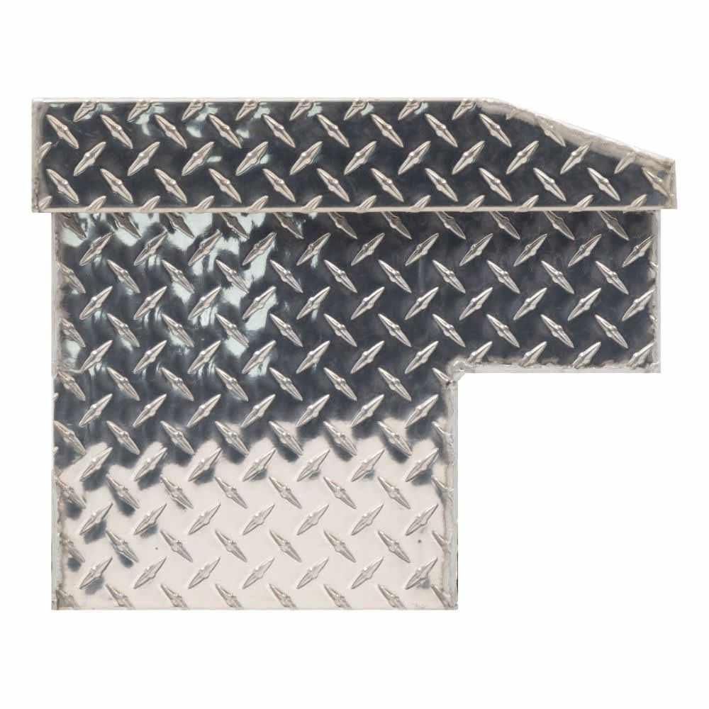 Weatherguard 164-0-04 87" Lo-Side Box, Aluminum, Clear, 7.0 cu ft - 3