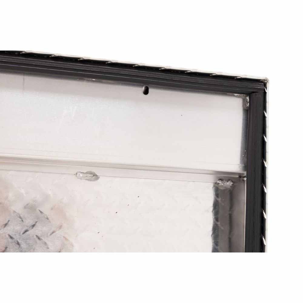 Weatherguard 164-0-04 87" Lo-Side Box, Aluminum, Clear, 7.0 cu ft - 12