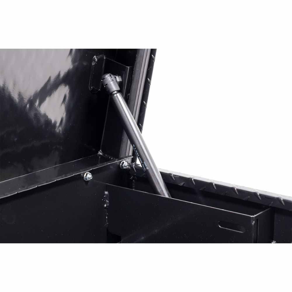 Weatherguard 164-5-04 87" Lo-Side Box, Aluminum, Gloss Black, 7.0 cu ft - 6