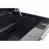 Weatherguard 164-5-04 87" Lo-Side Box, Aluminum, Gloss Black, 7.0 cu ft - 7