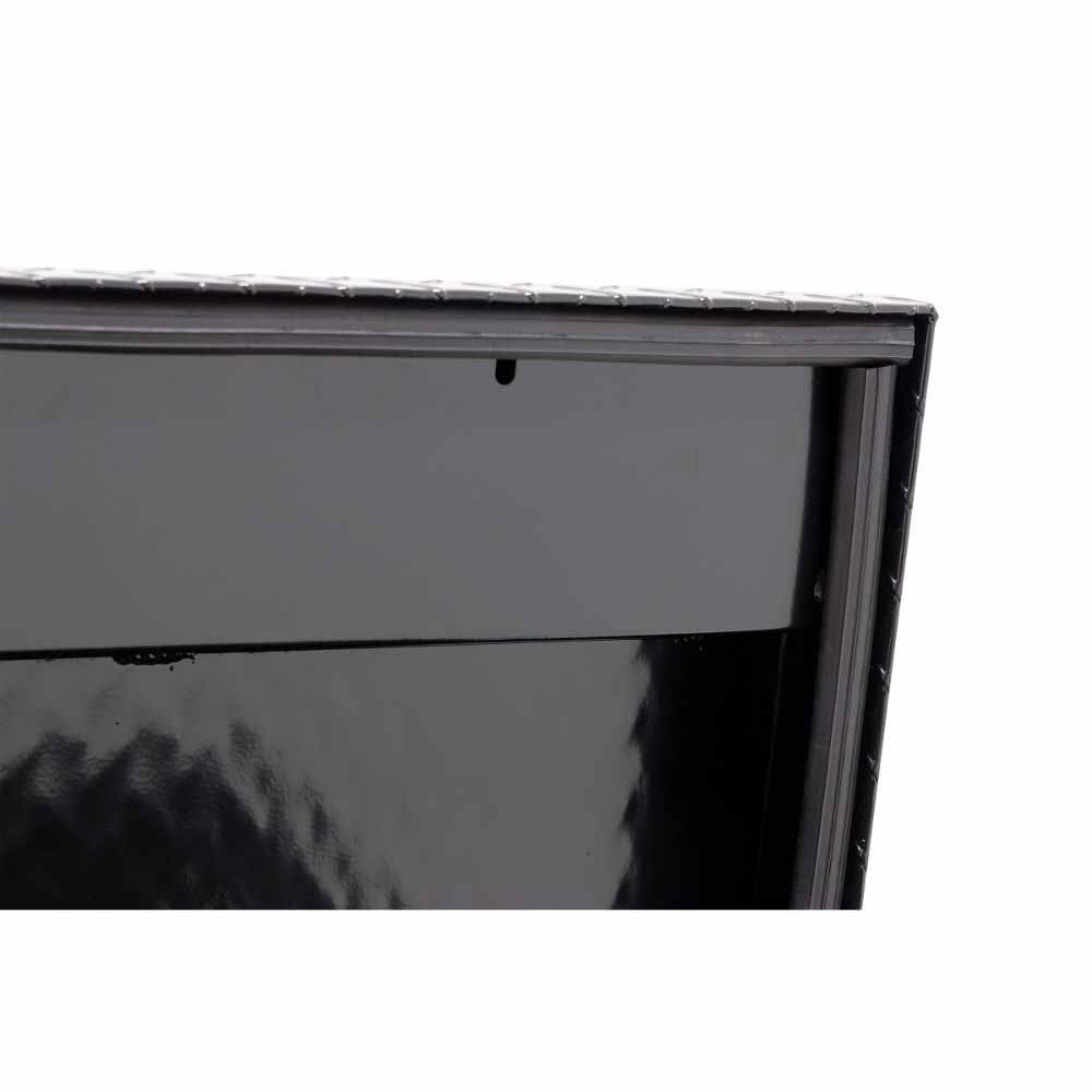 Weatherguard 164-5-04 87" Lo-Side Box, Aluminum, Gloss Black, 7.0 cu ft - 11