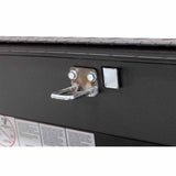 Weatherguard 164-52-04 87" Lo-Side Box, Aluminum, Textured Matte Black, 7.0 cu ft - 9