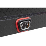 Weatherguard 164-52-04 87" Lo-Side Box, Aluminum, Textured Matte Black, 7.0 cu ft - 12