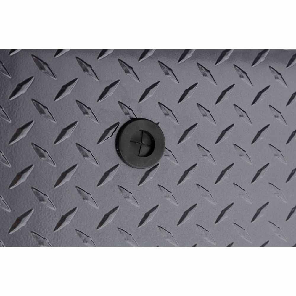 Weatherguard 164-6-04 87" Lo-Side Box, Aluminum, Gunmetal Gray, 7.0 cu ft - 9