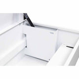 Weatherguard 165-3-04 87" Lo-Side Box, Steel, White, 7.0 cu ft - 7