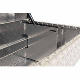 Weatherguard 174-0-04 56" Lo-Side Box, Aluminum, Clear, 4.0 cu ft - 8