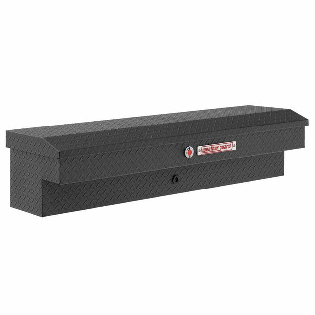 Weatherguard 174-52-04 56" Lo-Side Box, Aluminum, Textured Matte Black, 4.0 cu ft