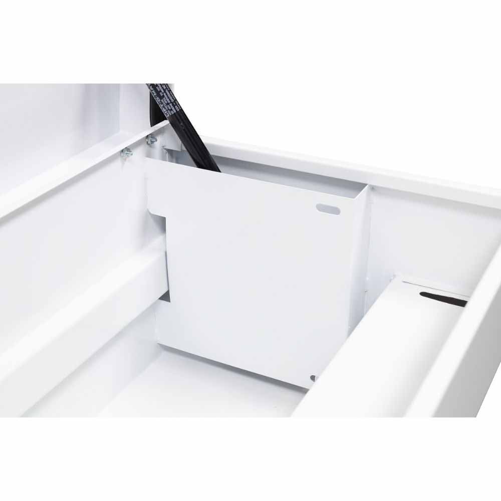 Weatherguard 175-3-04 56" Lo-Side Box, Steel, White, 4.0 cu ft - 7