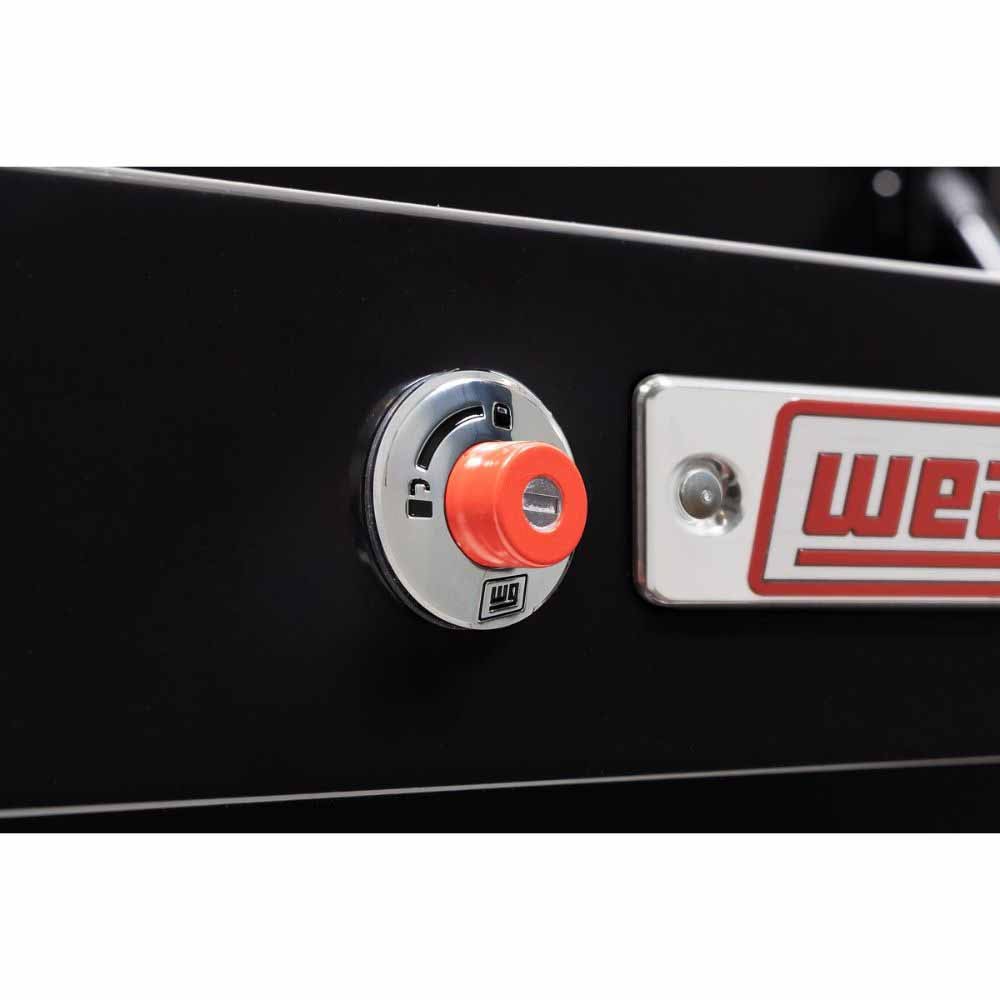 Weatherguard 175-5-04 56" Lo-Side Box, Steel, Gloss Black, 4.0 cu ft