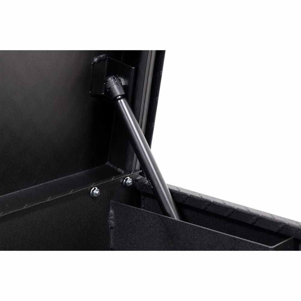 Weatherguard 178-5-04 56" Low Profile Lo-Side Box, Aluminum, Gloss Black, 4.0 cu ft - 6