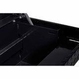 Weatherguard 178-5-04 56" Low Profile Lo-Side Box, Aluminum, Gloss Black, 4.0 cu ft - 8