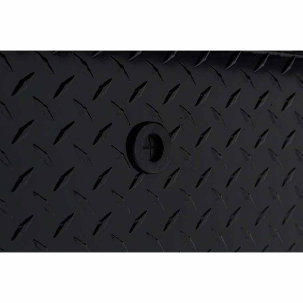 Weatherguard 178-5-04 56" Low Profile Lo-Side Box, Aluminum, Gloss Black, 4.0 cu ft - 10