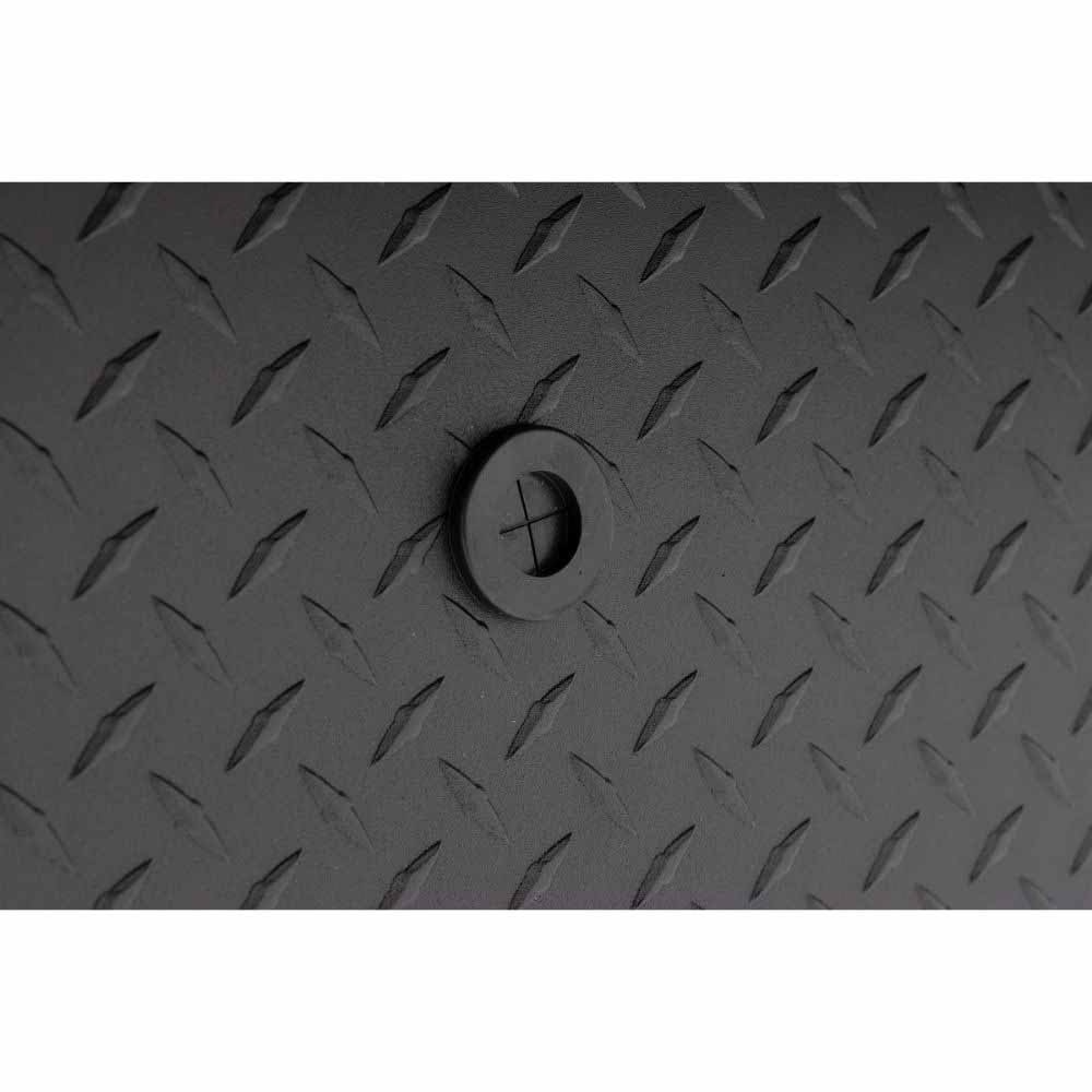 Weatherguard 178-52-04 56" Low Profile Lo-Side Box, Aluminum, Textured Matte Black, 4.0 cu ft - 10