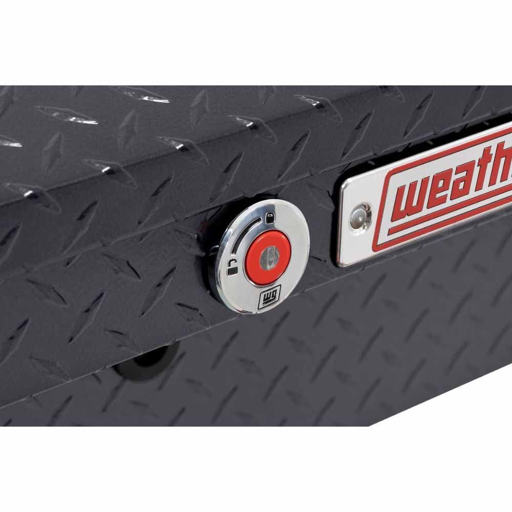 Weatherguard 178-6-04 56" Low Profile Lo-Side Box, Aluminum, Gunmetal Gray, 4.0 cu ft - 5
