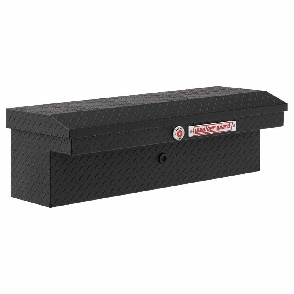 Weatherguard 180-52-04 41" Low Profile Lo-Side Box, Aluminum, Textured Matte Black, 3.0 cu ft