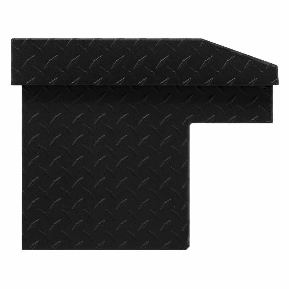 Weatherguard 180-52-04 41" Low Profile Lo-Side Box, Aluminum, Textured Matte Black, 3.0 cu ft - 3