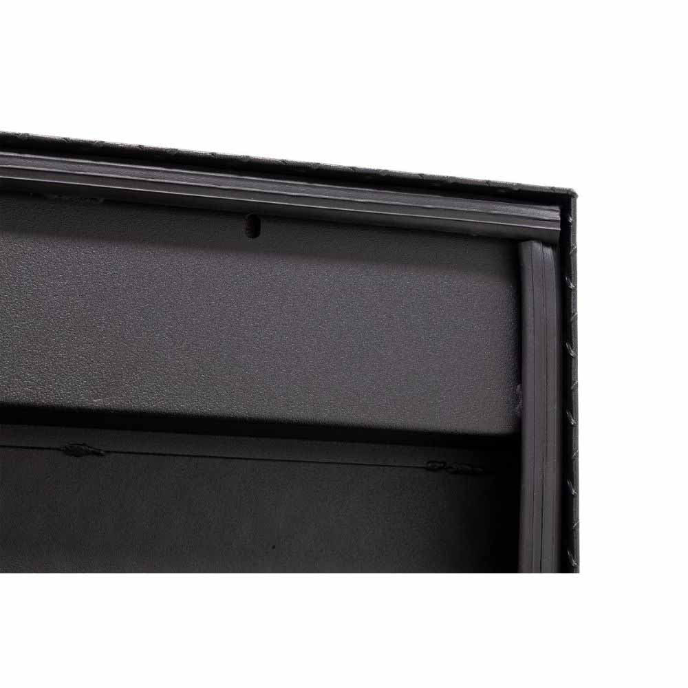 Weatherguard 180-52-04 41" Low Profile Lo-Side Box, Aluminum, Textured Matte Black, 3.0 cu ft - 5