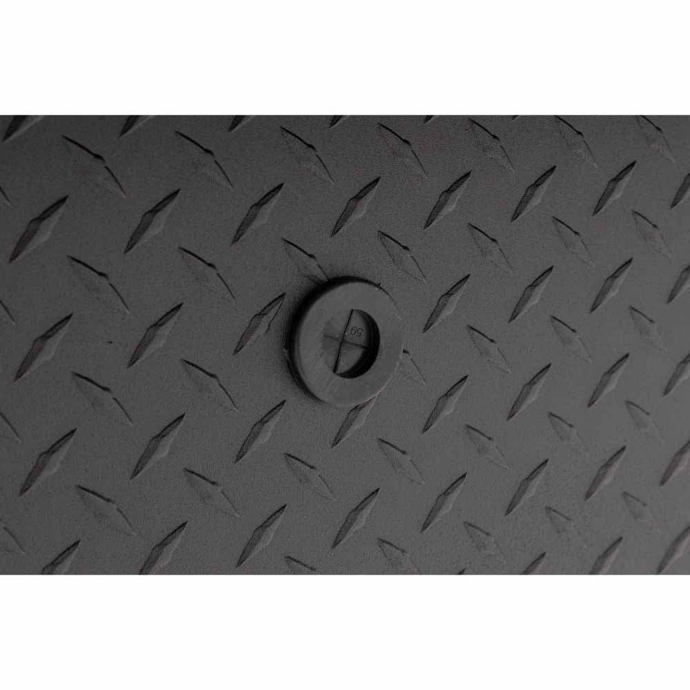 Weatherguard 180-52-04 41" Low Profile Lo-Side Box, Aluminum, Textured Matte Black, 3.0 cu ft - 11