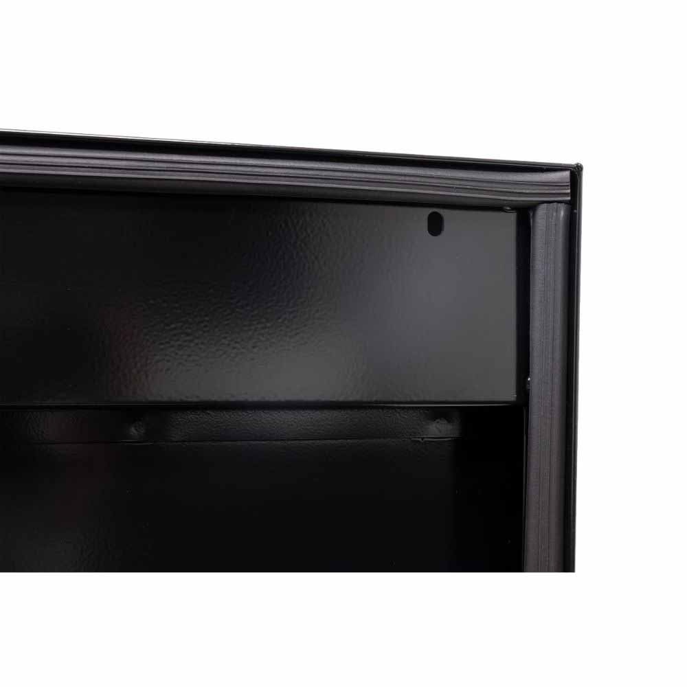 Weatherguard 185-5-04 41" Lo-Side Box, Steel, Gloss Black, 3.0 cu ft - 12