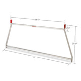 WeatherGuard 1907-0-02 PROTECT-A-RAIL Clear Aluminum Cab Protector - 2