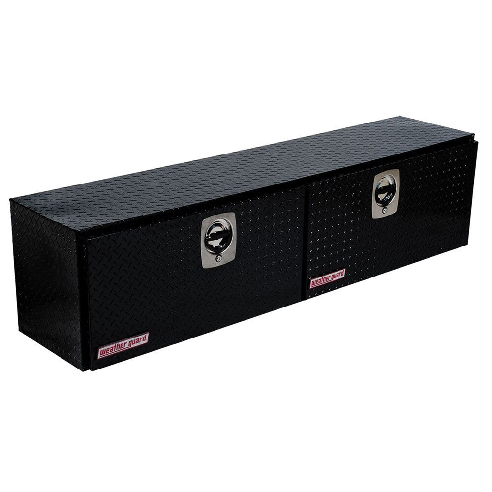 WeatherGuard 372-5-02 Gloss Black Aluminum Hi-Side Box, 8.9 Cu. Ft.
