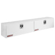 WeatherGuard 391-3-02 White Aluminum Super-Side Box, 15.2 Cu. Ft.