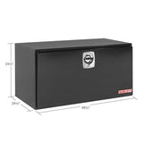 WeatherGuard 550-5-02 Gloss Black Steel Underbed Box, Jumbo, 16.2 Cu. Ft. - 2