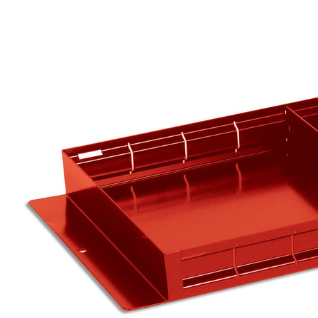 WeatherGuard 617 26.5" x 14" x 3" Red Steel Accessory Divider Tray