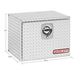 WeatherGuard 627-0-02 Clear Aluminum Underbed Box, Compact, 4.3 Cu. Ft. - 2