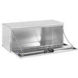 WeatherGuard 648-0-02 Clear Aluminum Underbed Box, Aluminum, Compact, 8.6 Cu. Ft. - 3