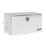 WeatherGuard 650-0-02 Clear Aluminum Underbed Box, Aluminum, Jumbo, 16.0 Cu. Ft. - 2