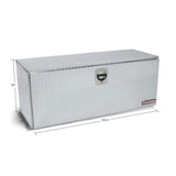 WeatherGuard 662-0-02 Clear Aluminum Underbed Box, Jumbo, 20.0 Cu. Ft. - 2