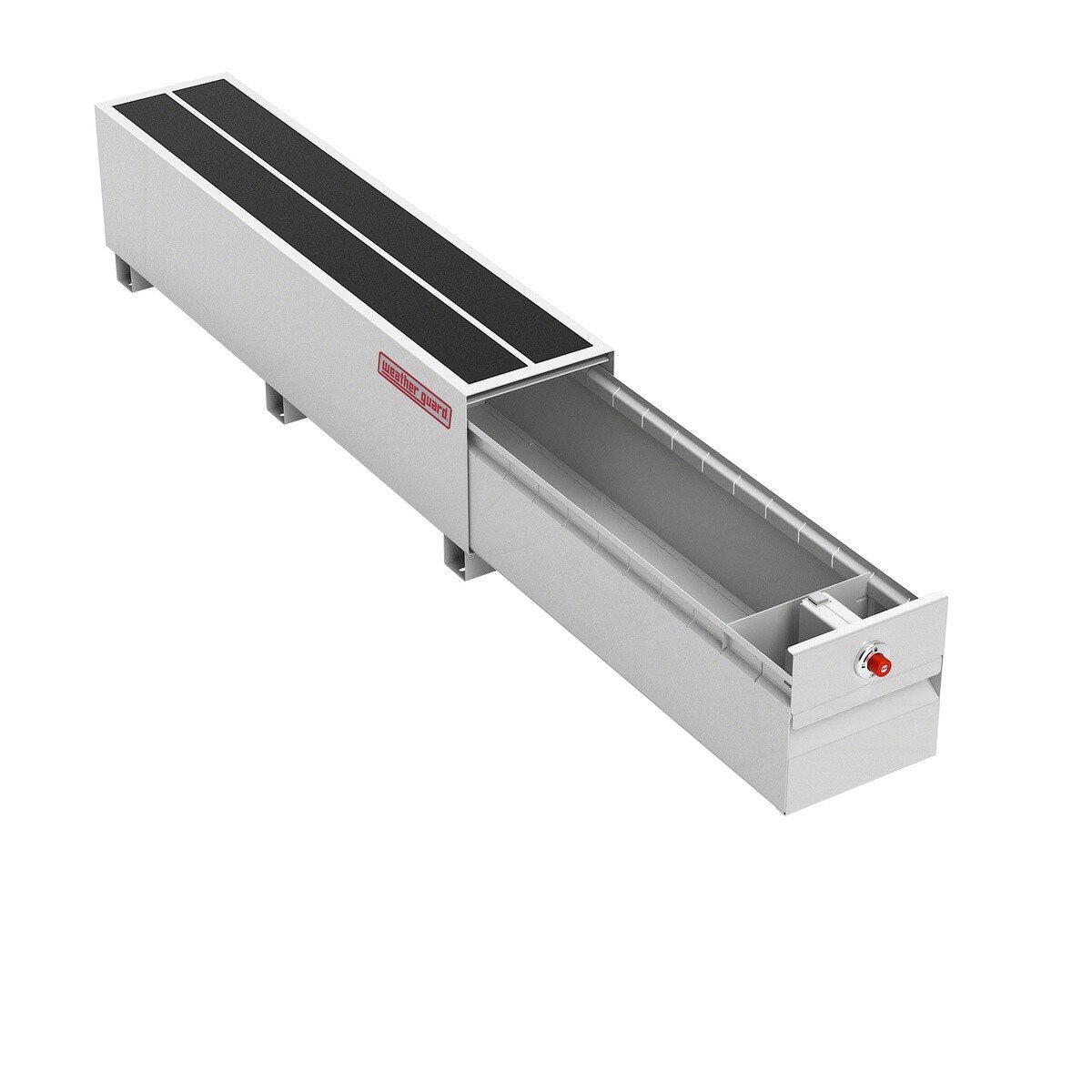 Weatherguard 335-3-04 Pack Rat 48" x 10.25" x 13" Heavy Duty Pull Out Drawer Unit for Truck Bed and Van Storage (1 Each) - 5
