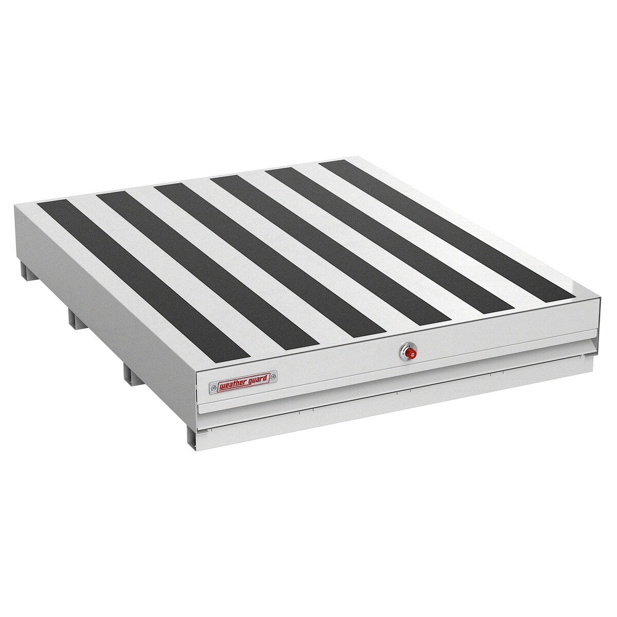 Weatherguard 369-3-04 60" x 49.5" x 9.5" Pack Rat Heavy Duty Drawer Unit, White - 4