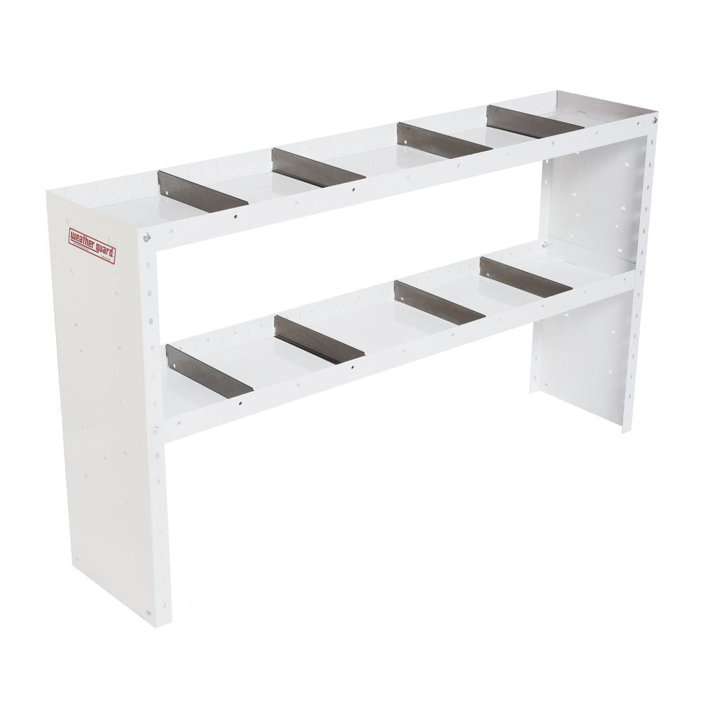 WeatherGuard 9336-3-03 Heavy Duty Adjustable 2 Shelf Unit, 34" x 60" x 13.5"