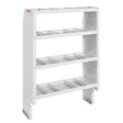 WeatherGuard 9363-3-03 Heavy Duty Adjustable 4 Shelf Unit, 60" x 36" x 16"