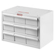 WeatherGuard 9909-3-02 Parts Cabinet, 9 Bin, 12" x 17" x 12"