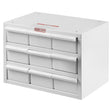 WeatherGuard 9909-3-02 Parts Cabinet, 9 Bin, 12" x 17" x 12"