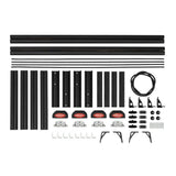 Weatherguard TR801-A 800 lbs. Load Capacity Black Universal Truck Ladder Rack , Black Matte Finish - 2